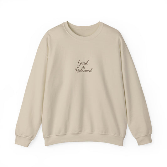 Loved and Redeemed Unisex Sweatshirt